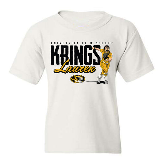 Missouri - NCAA Softball : Laurin Krings Specs Youth T-Shirt