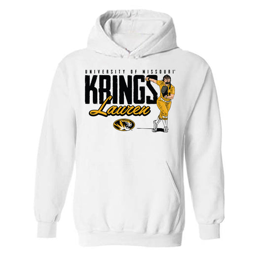 Missouri - NCAA Softball : Laurin Krings Specs Hooded Sweatshirt