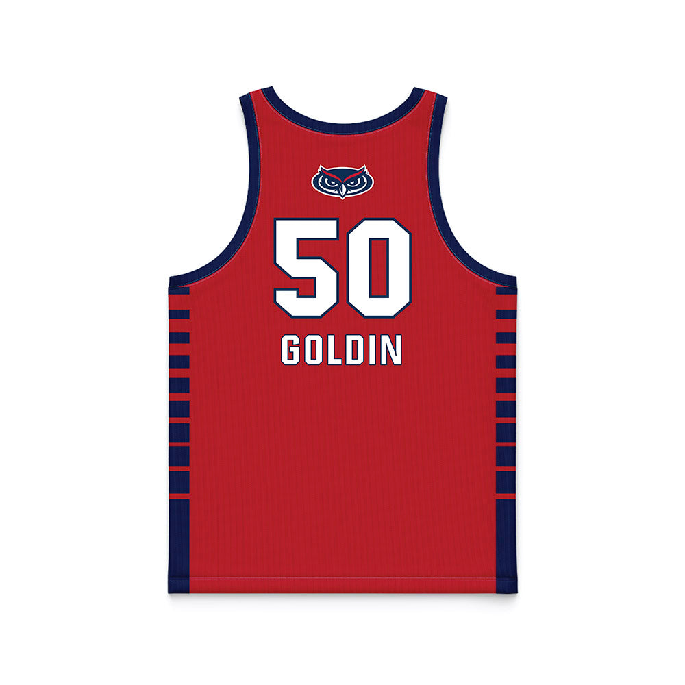 FAU - NCAA Men's Basketball : Vladislav Goldin Red Jersey