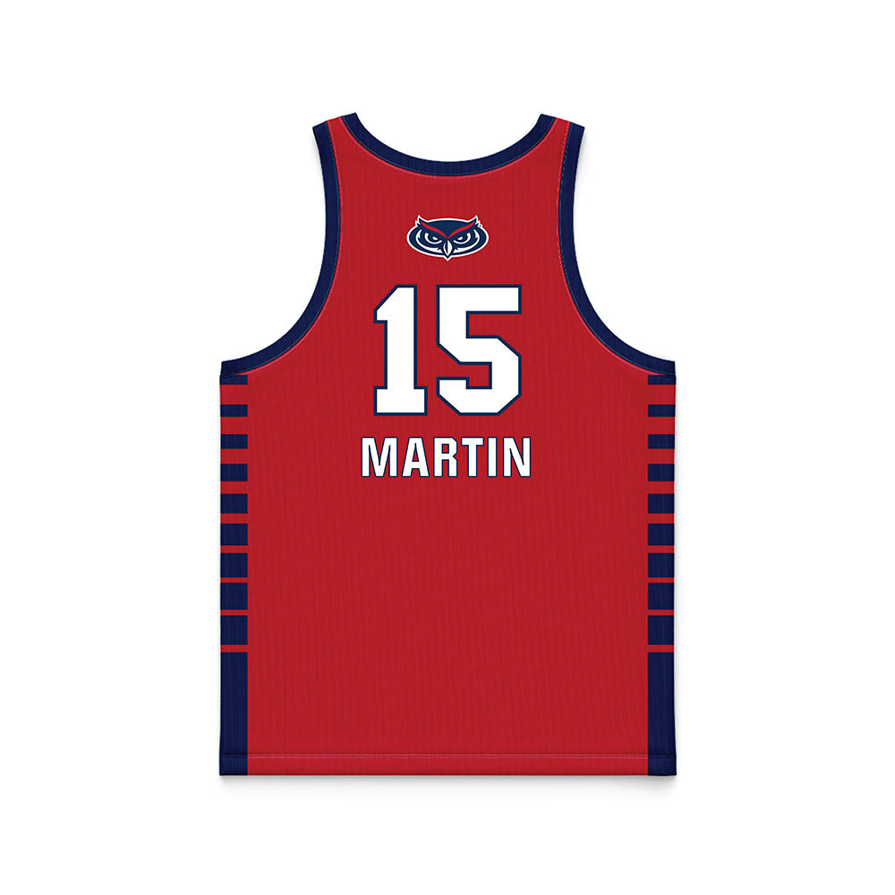 FAU - NCAA Men's Basketball : Alijah Martin - Basketball Jersey