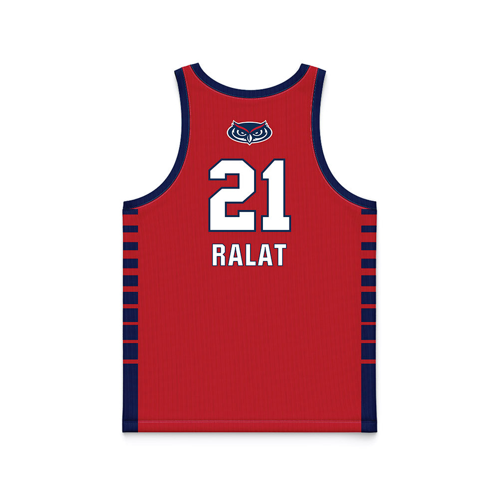 FAU - NCAA Men's Basketball : Alejandro Ralat Red Jersey