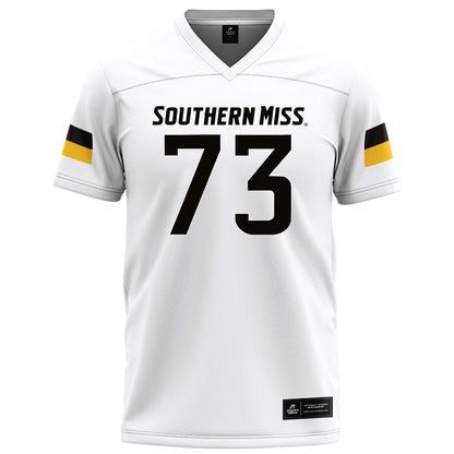 Southern Miss - NCAA Football : Shar'Dez Taylor - White Jersey