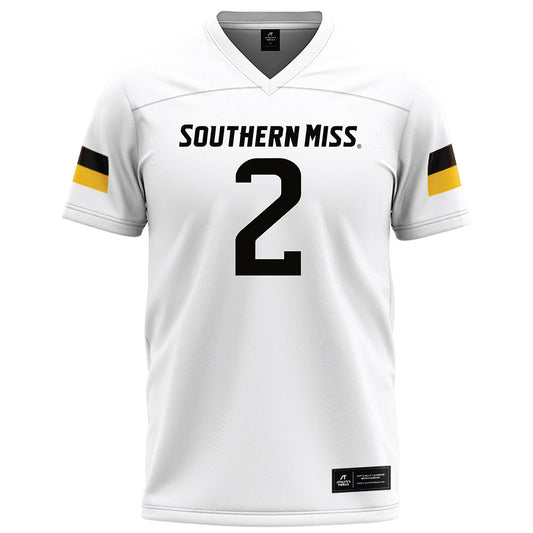 Southern Miss - NCAA Football : Micheal Caraway Jr - White Jersey