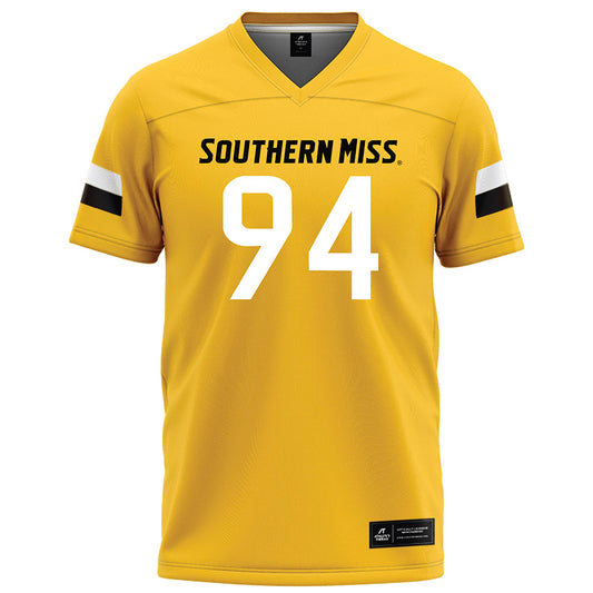 Southern Miss - NCAA Football : Kristin Booth - Gold Jersey