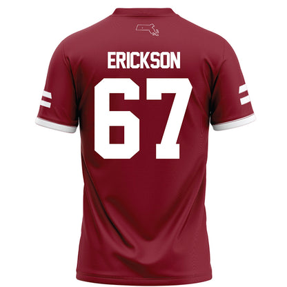 UMass - NCAA Football : Cole Erickson - Maroon Jersey