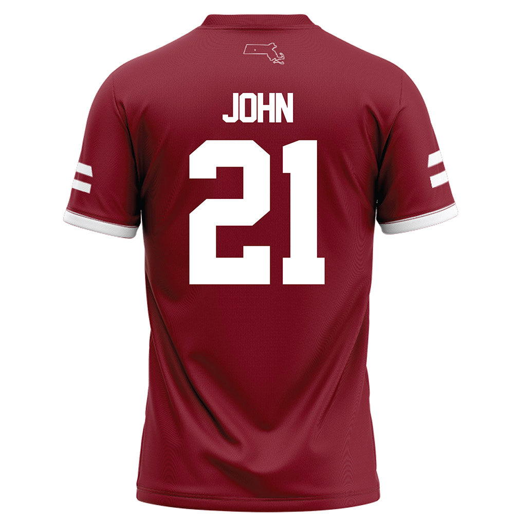 UMass - NCAA Football : Jalen John - Maroon Jersey