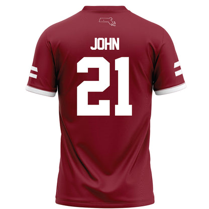 UMass - NCAA Football : Jalen John - Maroon Jersey