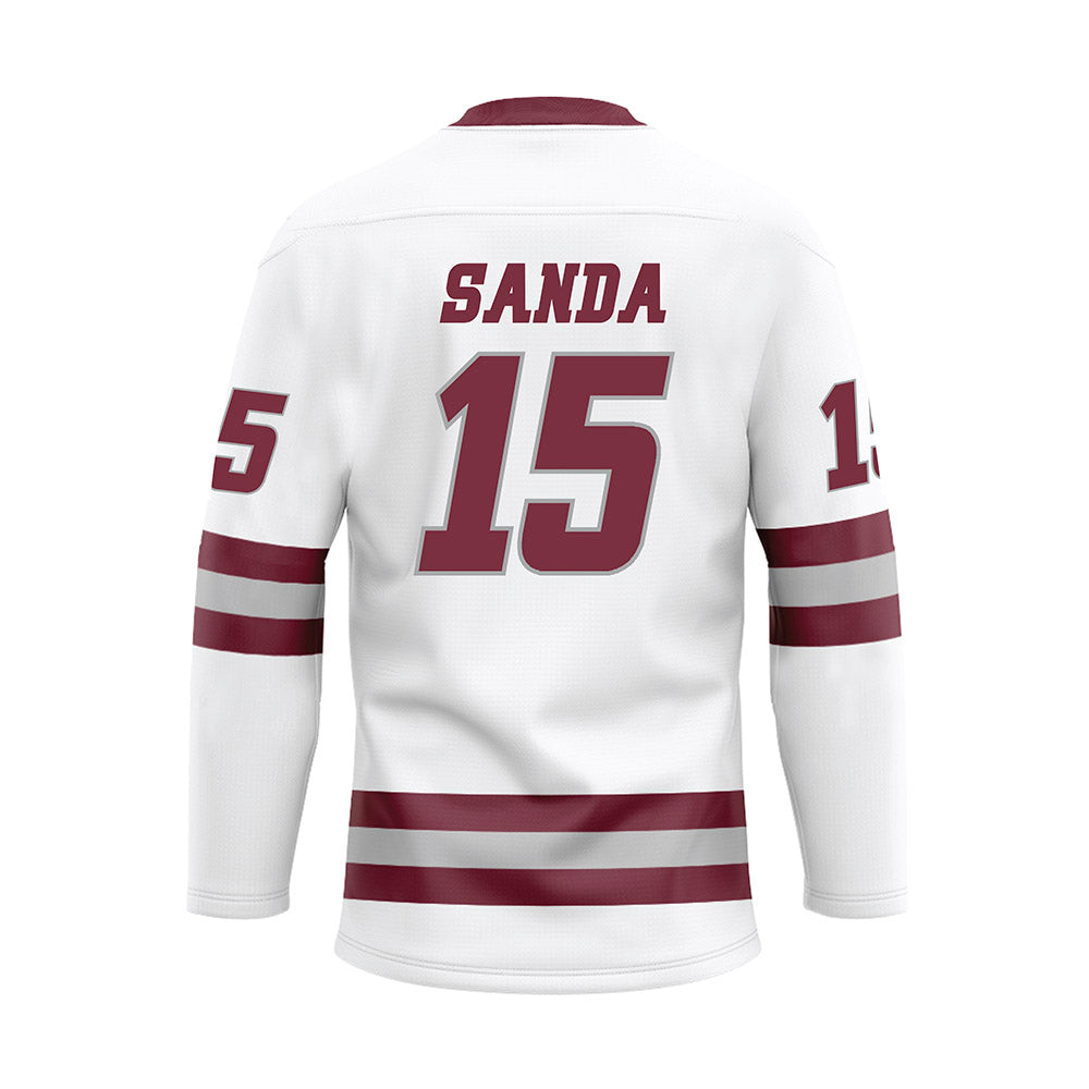 UMass - NCAA Men's Ice Hockey : Christian Sanda - Ice Hockey Jersey