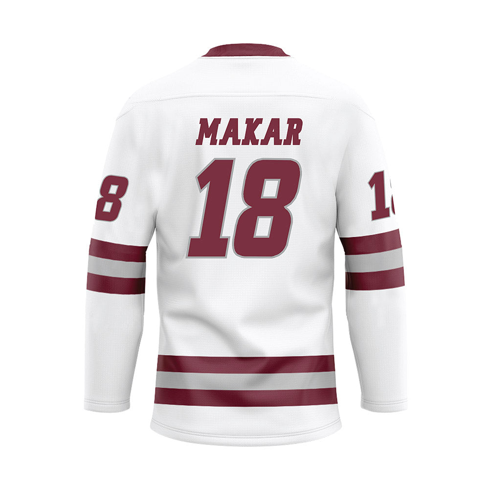 UMass - NCAA Men's Ice Hockey : Taylor Makar - Ice Hockey Jersey