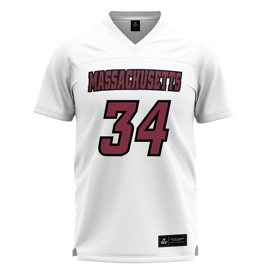 UMass - NCAA Women's Lacrosse : Bridgette Wall - White Lacrosse Jersey