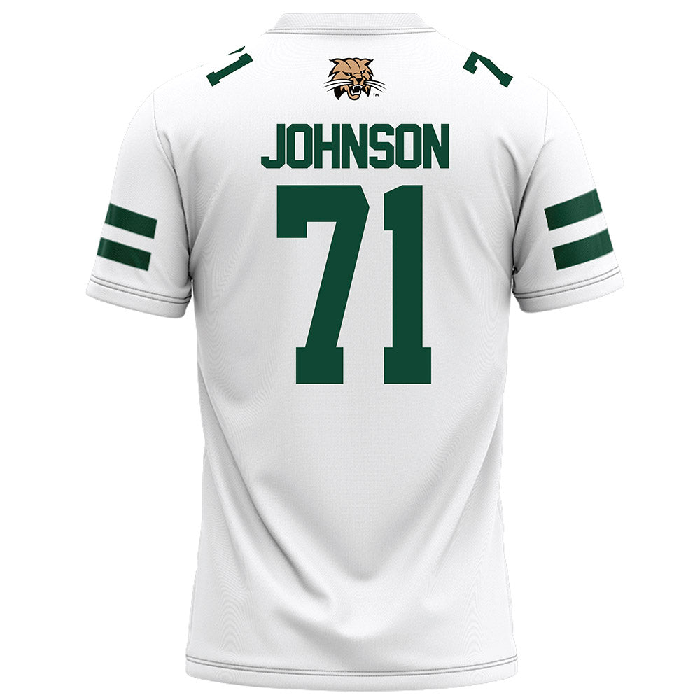 Ohio - NCAA Football : Aidan Johnson - White Jersey