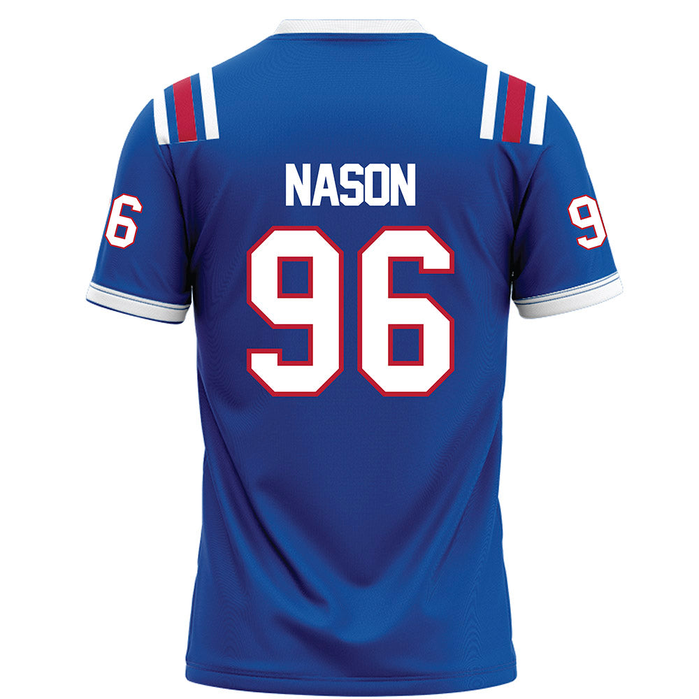 LA Tech - NCAA Football : Zion Nason - Blue Jersey