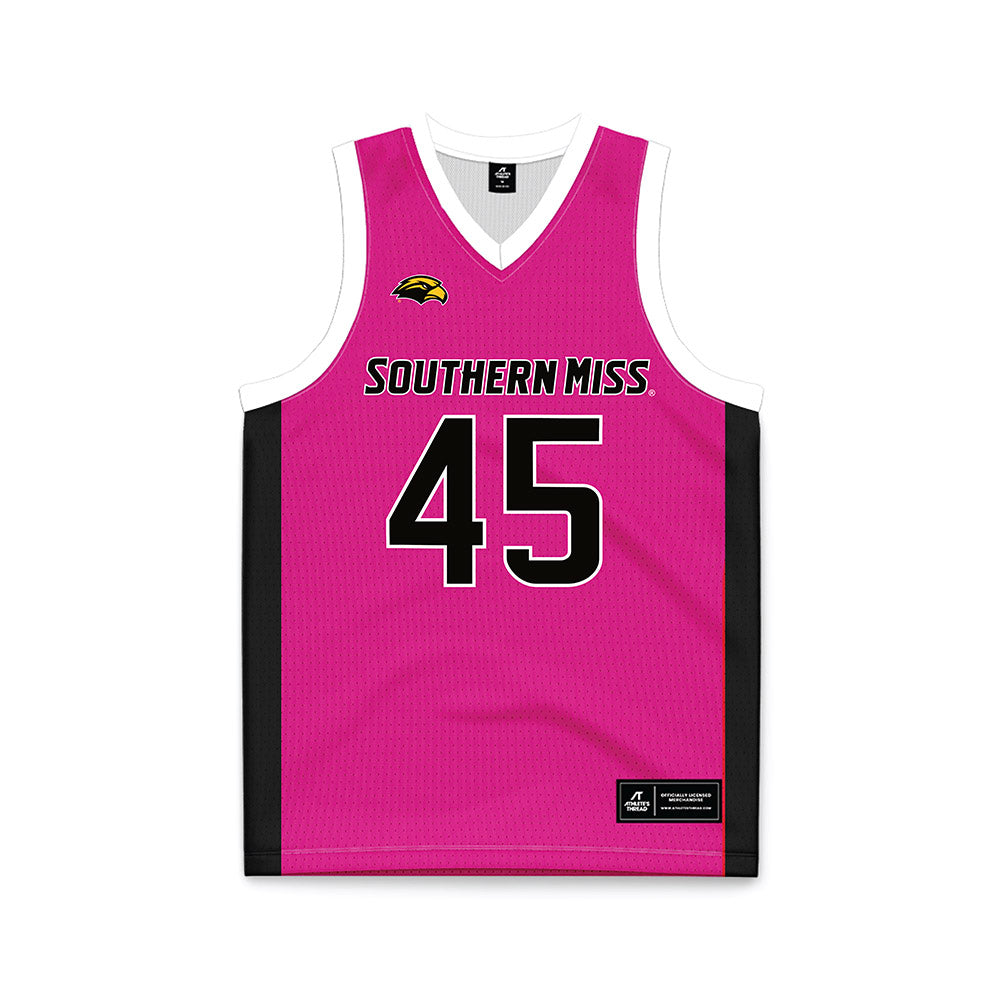 Southern Miss - NCAA Women's Basketball : Melyia Grayson - Pink Jersey