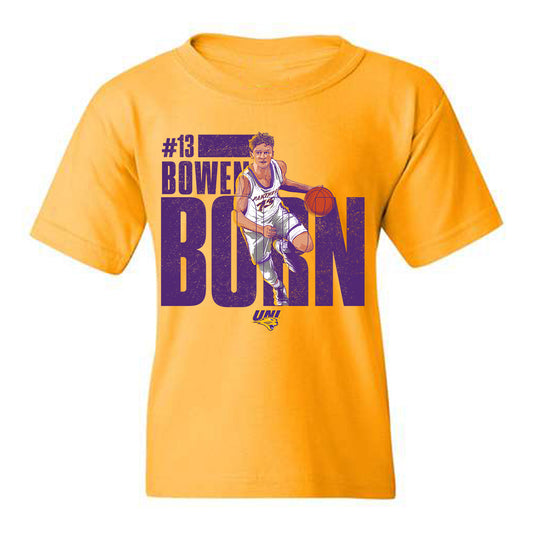 Northern Iowa - NCAA Men's Basketball : Bowen Born Youth T-Shirt