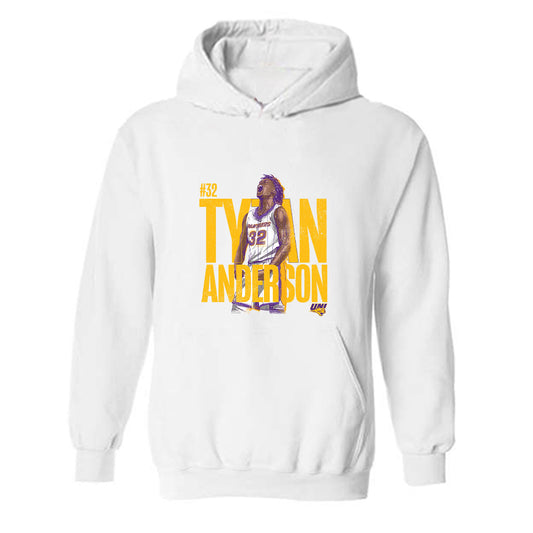 Northern Iowa - NCAA Men's Basketball : Tytan Anderson Illustration Hooded Sweatshirt