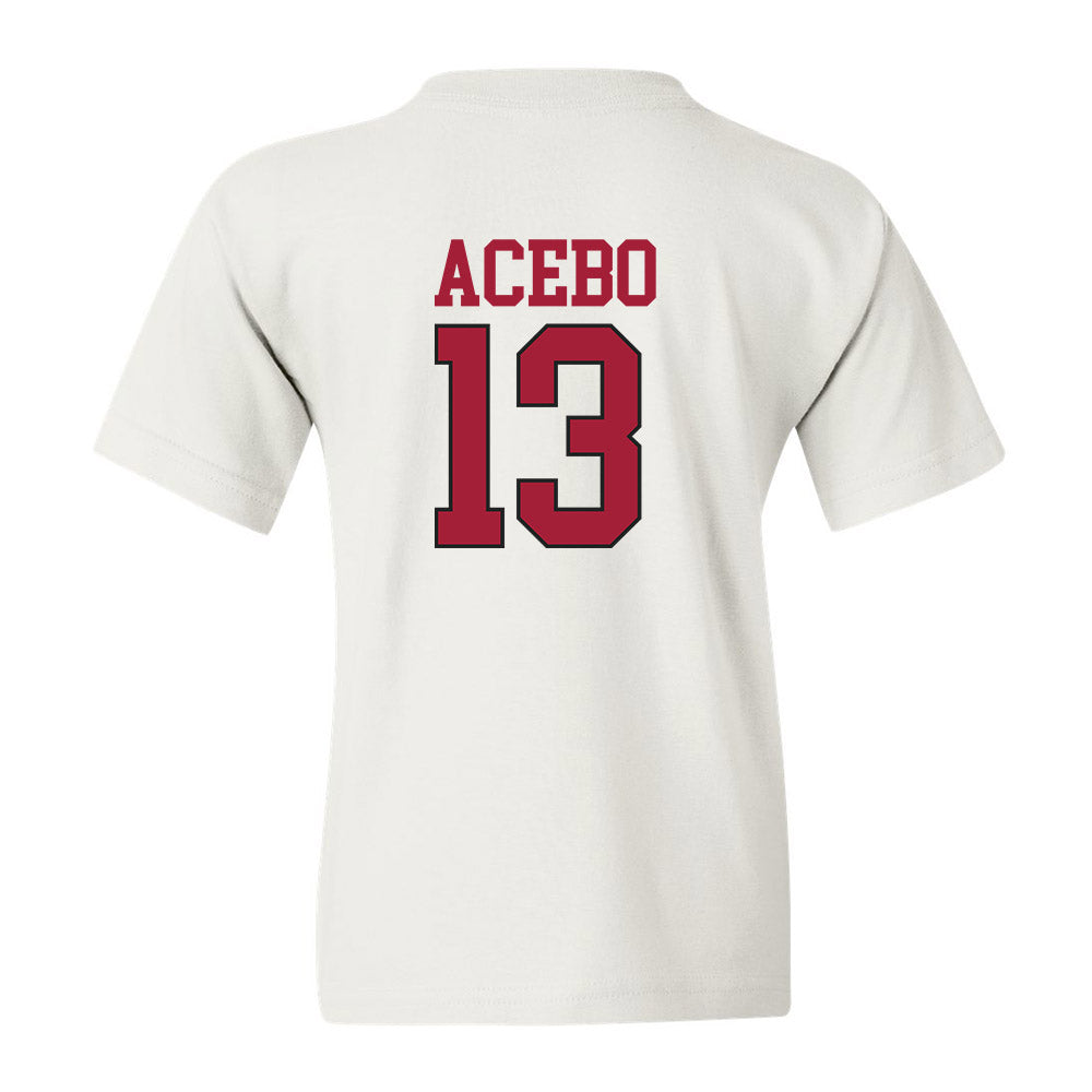 Arkansas - NCAA Football : Rykar Acebo - Youth T-Shirt Replica Shersey