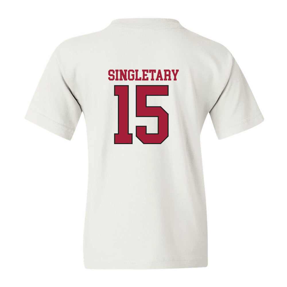 Arkansas - NCAA Football : Jaheim Singletary - Youth T-Shirt