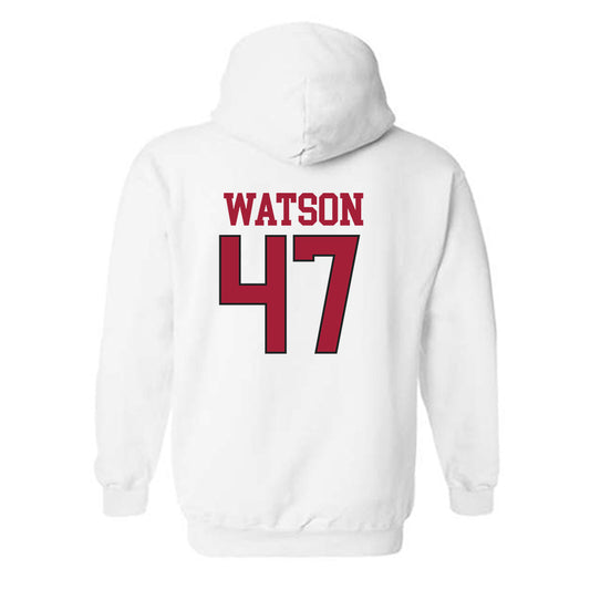 Arkansas - NCAA Football : Braylon Watson - Hooded Sweatshirt Replica Shersey