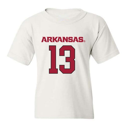 Arkansas - NCAA Football : Rykar Acebo - Youth T-Shirt Replica Shersey