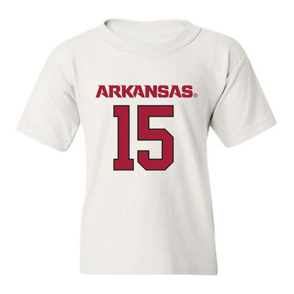 Arkansas - NCAA Football : Jaheim Singletary - Youth T-Shirt