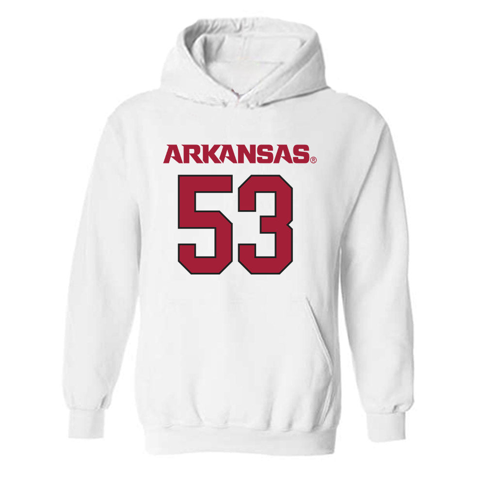 Arkansas - NCAA Football : Ty'Kieast Crawford Hooded Sweatshirt