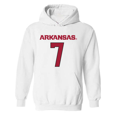 Arkansas - NCAA Football : Trajan Jeffcoat Hooded Sweatshirt