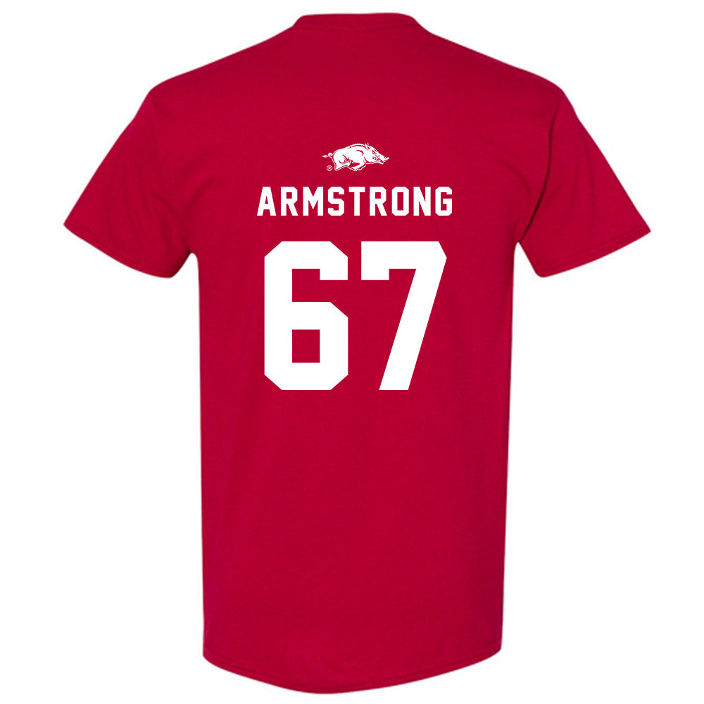 Arkansas - NCAA Football : Josh Street Away Shersey Short Sleeve T-Shirt