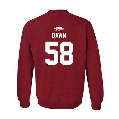 Arkansas - NCAA Football : Timothy Dawn - Crewneck Sweatshirt Replica Shersey