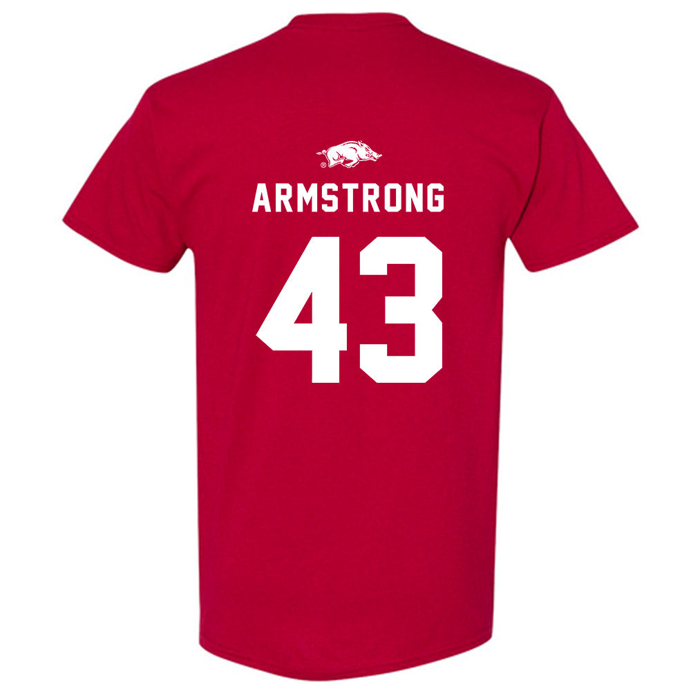 Arkansas - NCAA Football : Brooks Both Away Shersey Short Sleeve T-Shirt