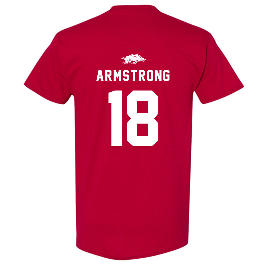 Arkansas - NCAA Football : Tj Metcalf Away Shersey Short Sleeve T-Shirt