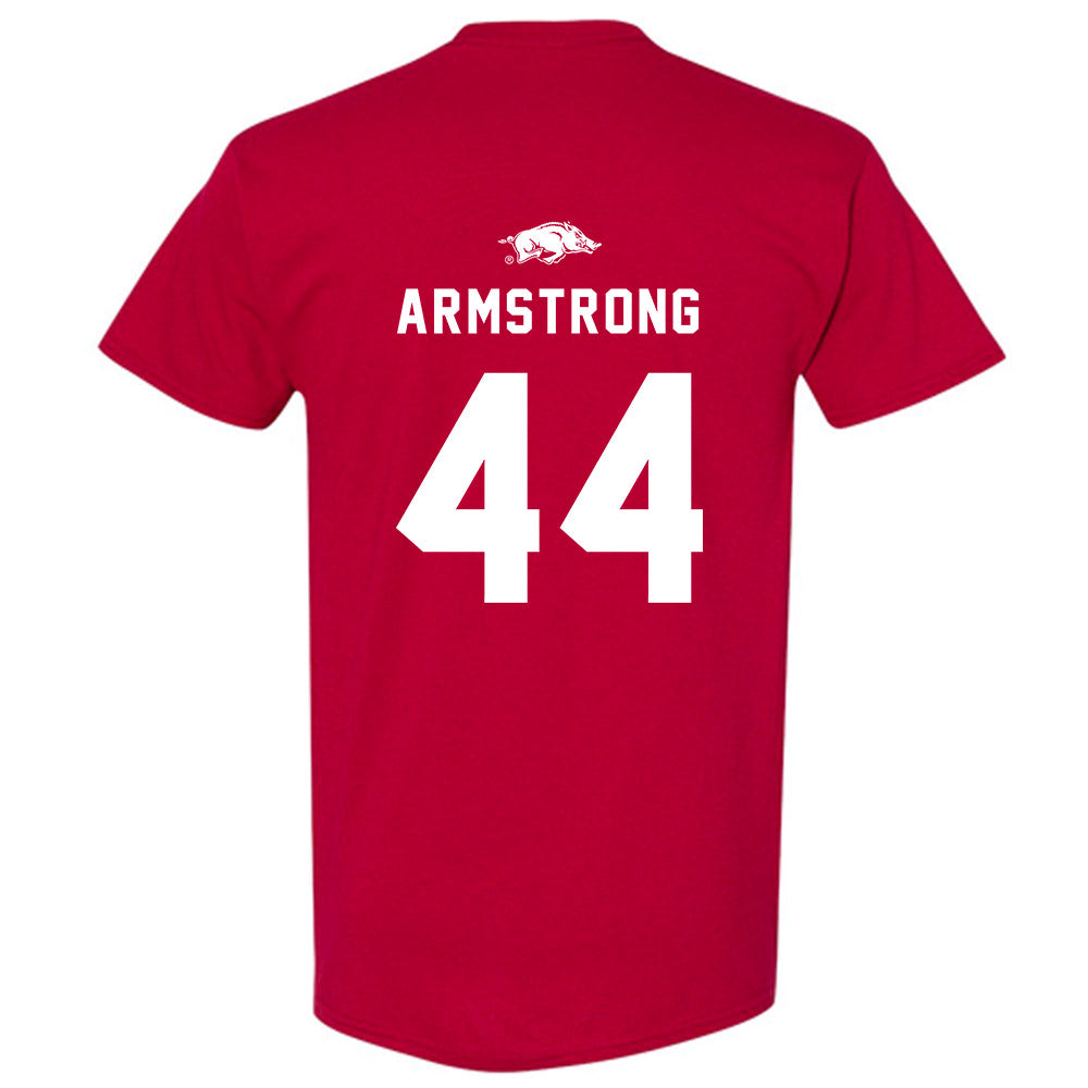Arkansas - NCAA Football : Kaden Henley Away Shersey Short Sleeve T-Shirt
