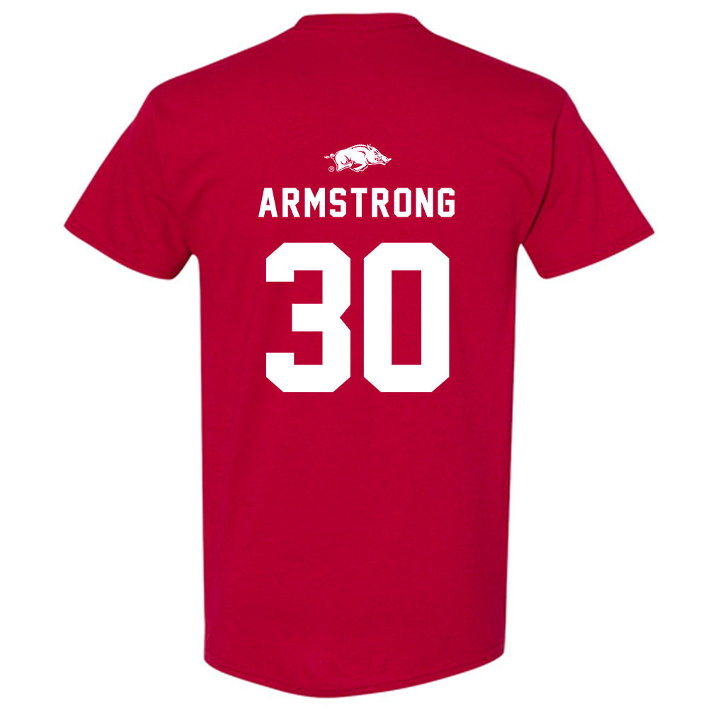Arkansas - NCAA Football : Ashton Ngo Away Shersey Short Sleeve T-Shirt