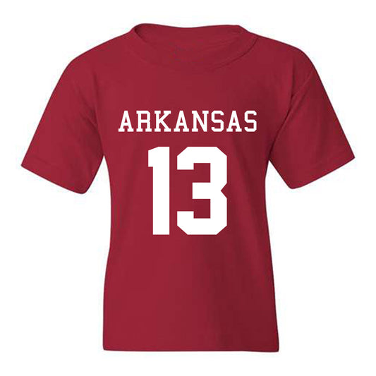 Arkansas - NCAA Football : Rykar Acebo - Youth T-Shirt Replica Shersey