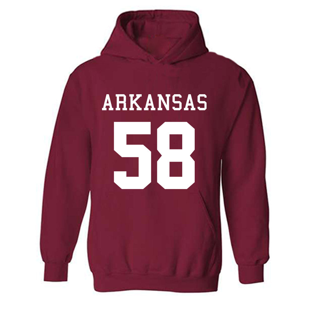 Arkansas - NCAA Football : Timothy Dawn - Hooded Sweatshirt Replica Shersey