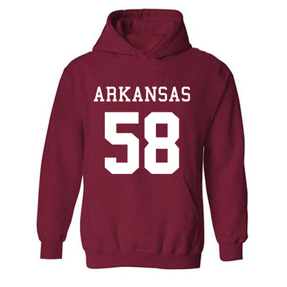 Arkansas - NCAA Football : Timothy Dawn - Hooded Sweatshirt Replica Shersey