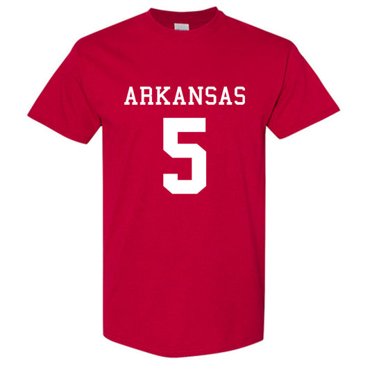 Arkansas - NCAA Football : Cameron Ball Away Shersey Short Sleeve T-Shirt