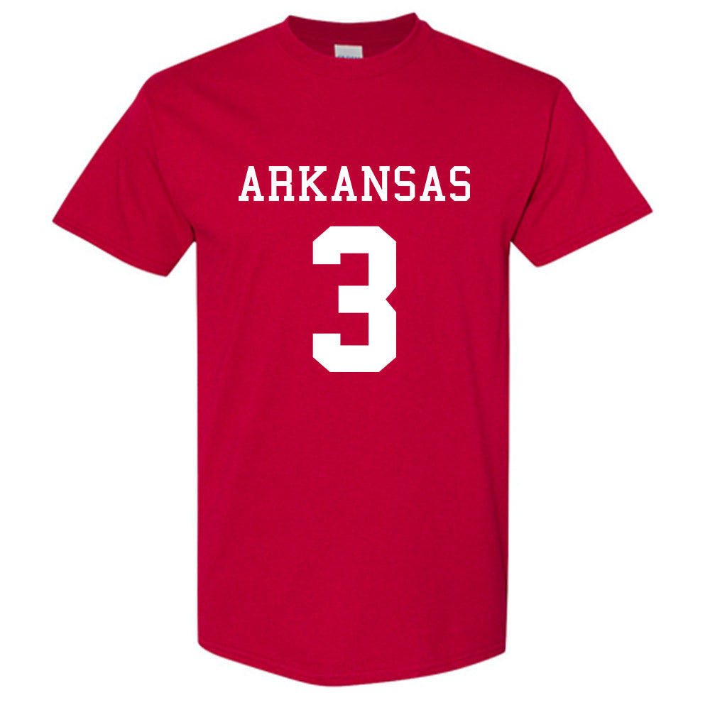 Arkansas - NCAA Football : Antonio Grier Jr Away Shersey Short Sleeve T-Shirt