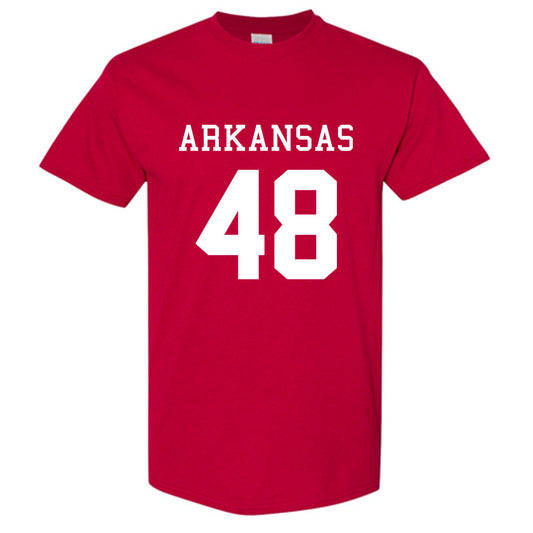 Arkansas - NCAA Football : Elijah Stein Away Shersey Short Sleeve T-Shirt