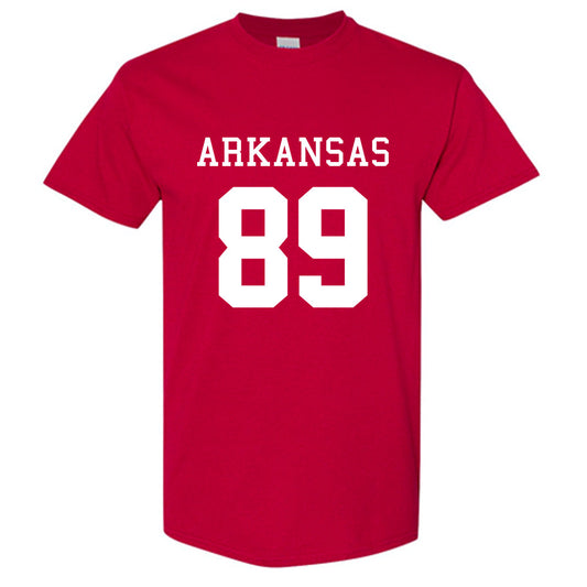 Arkansas - NCAA Football : Nathan Bax Away Shersey Short Sleeve T-Shirt