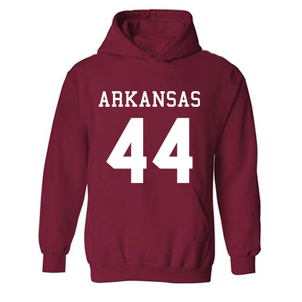 Arkansas - NCAA Football : Kaden Henley Away Shersey Hooded Sweatshirt