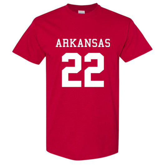 Arkansas - NCAA Football : Brad Spence Away Shersey Short Sleeve T-Shirt