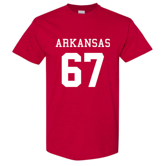 Arkansas - NCAA Football : Josh Street Away Shersey Short Sleeve T-Shirt