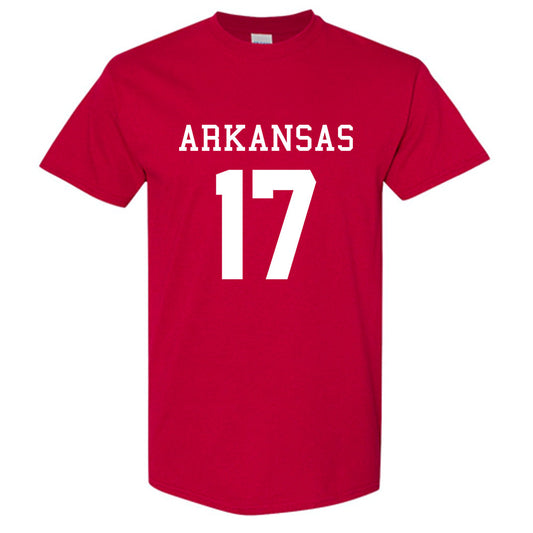 Arkansas - NCAA Football : Hudson Clark Away Shersey Short Sleeve T-Shirt