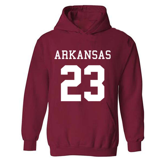 Arkansas - NCAA Football : Carson Dean Away Shersey Hooded Sweatshirt