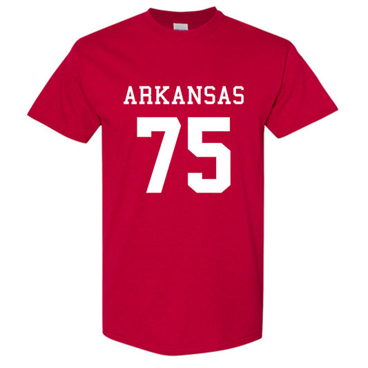 Arkansas - NCAA Football : Patrick Kutas Away Shersey Short Sleeve T-Shirt