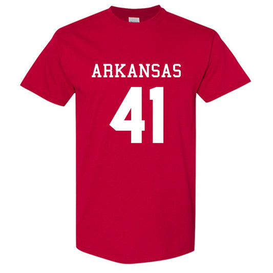 Arkansas - NCAA Football : Kyle Thompson Away Shersey Short Sleeve T-Shirt