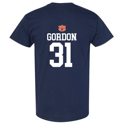 Auburn - NCAA Football : Justin Gordon Replica Shersey Short Sleeve T-Shirt