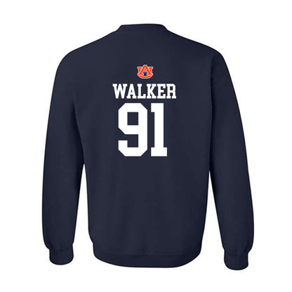 Auburn - NCAA Football : Zykeivous Walker Replica Shersey Sweatshirt
