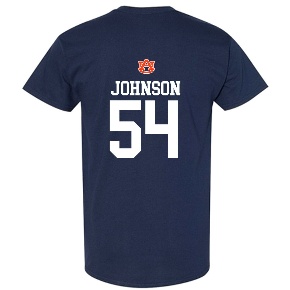 Auburn - NCAA Football : Tate Johnson Replica Shersey Short Sleeve T-Shirt