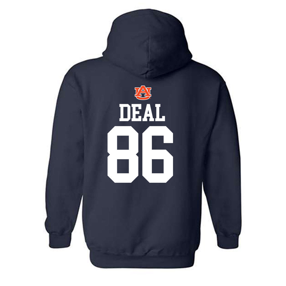 Auburn - NCAA Football : Luke Deal Replica Shersey Hooded Sweatshirt